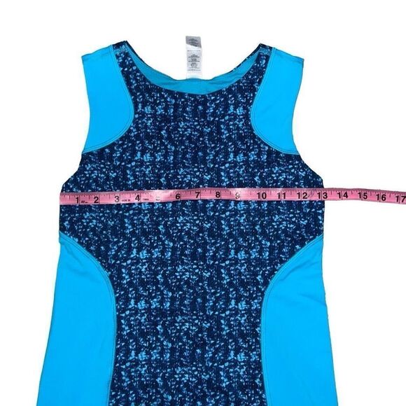 Ivivva by Lululemon Girls Sleeveless Tank Top Blue Built-in Bra sz 12 Athletic - Picture 3 of 6